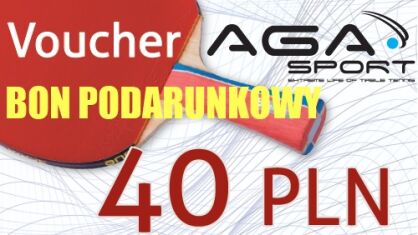 Bon Podarunkowy - Voucher AGA SPORT 40 zł