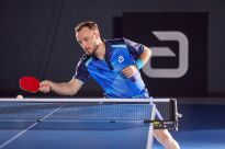 Simon Gauzy w koszulce polo andro Lanton 2025