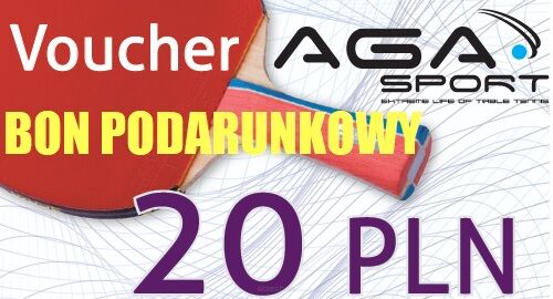 Bon Podarunkowy - Voucher AGA SPORT 20 zł