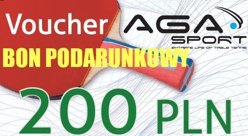 Bon Podarunkowy - Voucher AGA SPORT 200 zł.