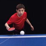 Zhang Jike w koszulce Donic Scorpion 2025