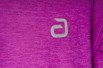 Logo koszulki andro melange alpha purple
